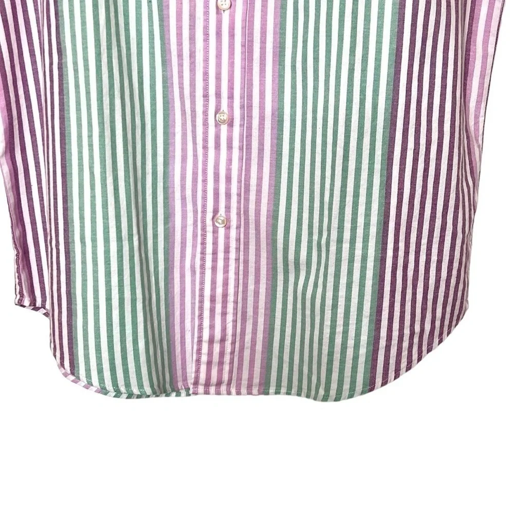 J. Crew Mens The Broken-In Oxford Short Sleeve Button Down Shirt Size Medium NWT